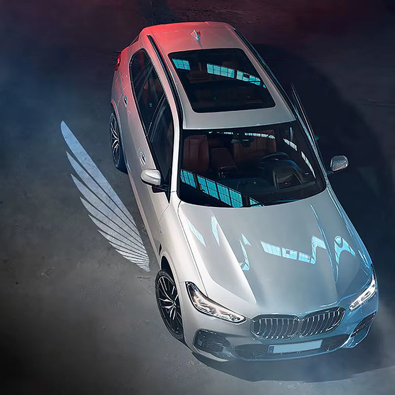 2-Piece Wireless Car Door Angel Wings