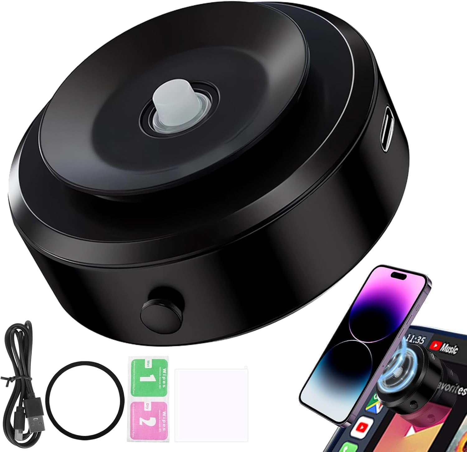 Magnetic Mobile Phone Holder (360°Rotation)