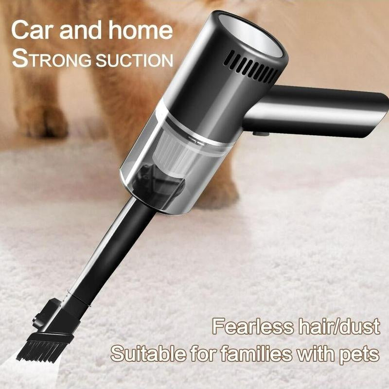 Car Handheld Vacuum Cleaner, 1 Piece 3300Pa Portable Cordless Vacuum Cleaner, High Power Dust Blower Dual-Use for Home & Car, Car Vacuum Cordless Cleaning Tool